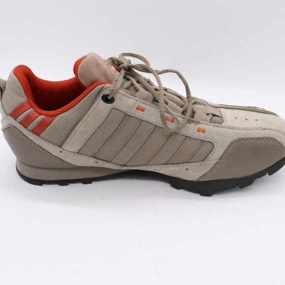 Adidas Cycling Bicycle Biking Shoes Mens Size 7 US (Size 40 EU) - Grey/Orange - Picture 10 of 16